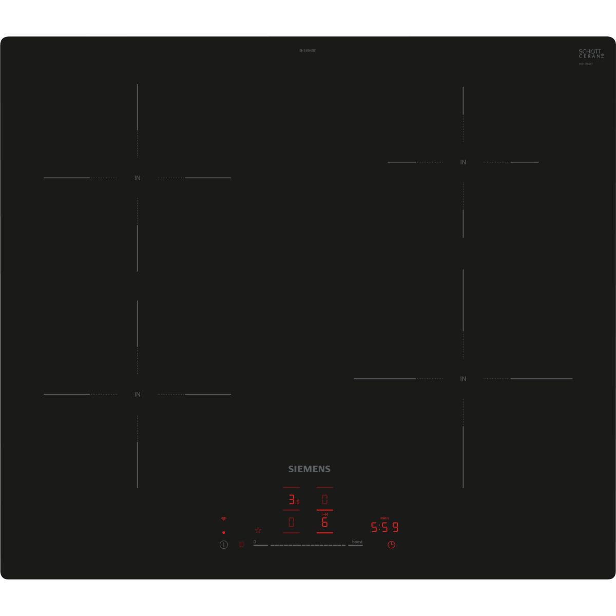 Siemens EH61RHEB1E - Inductie-kookplaat 60 cm main product photo