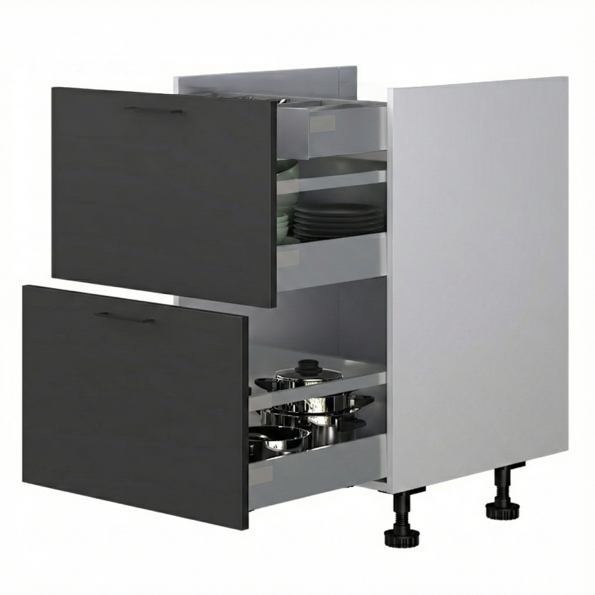 Kookplaatkast 60 cm met korven en interne lade main product photo