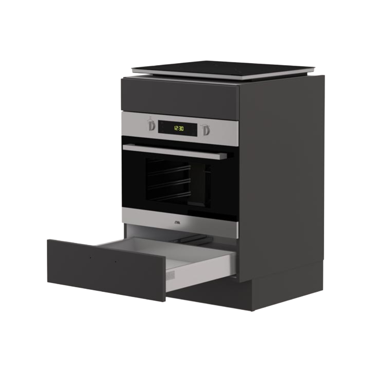 Voordeelset Etna 2-fasen inductie kookplaat en combimagnetron met kast 60 cm main product photo