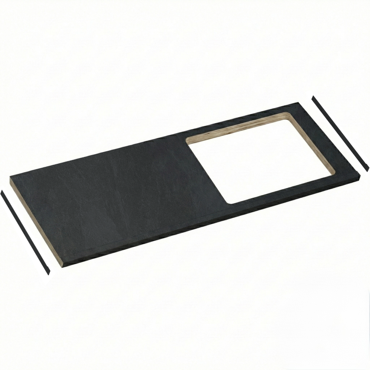 Aanrechtblad op maat met kookplaat uitsparing main product photo