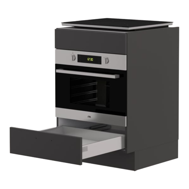Voordeelset Etna 2-fasen inductie kookplaat en combimagnetron met kast 60 cm, kleur naar wens