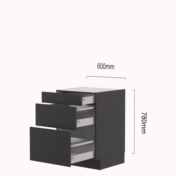 Korvenkast 60 cm, kleur naar wens