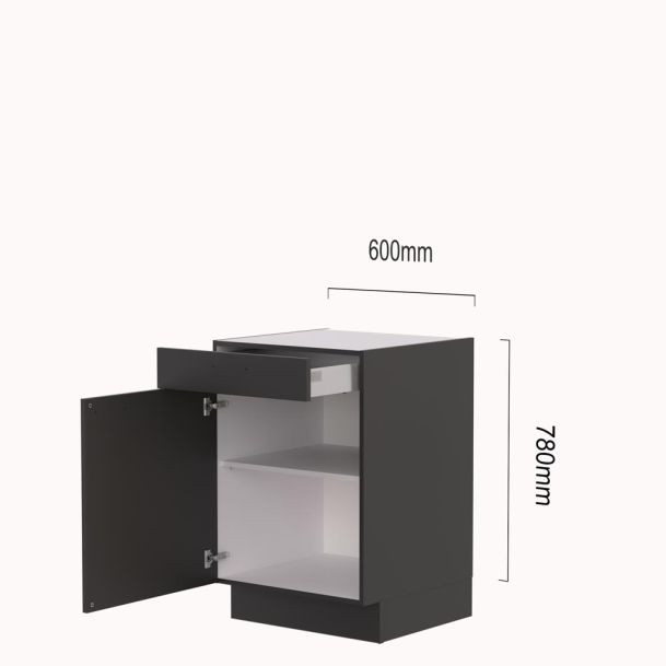 Ladekast 60 cm, kleur naar wens Ladekast 60 cm, kleur naar wens