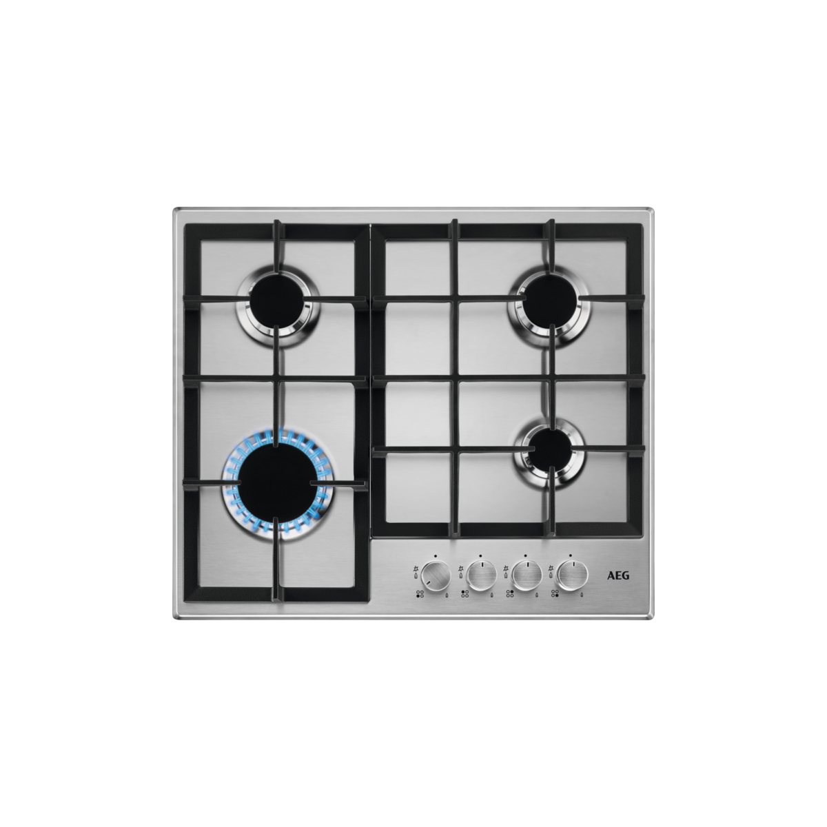 AEG HGB64200SM - Gaskookplaat 60 cm main product photo