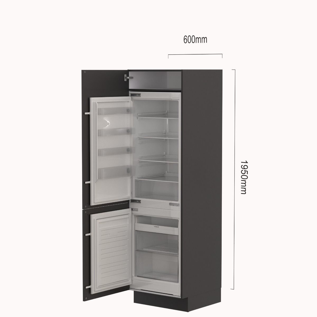 Voordeelset Etna koelvries KCS5178 met hoge kast 195 cm main product photo