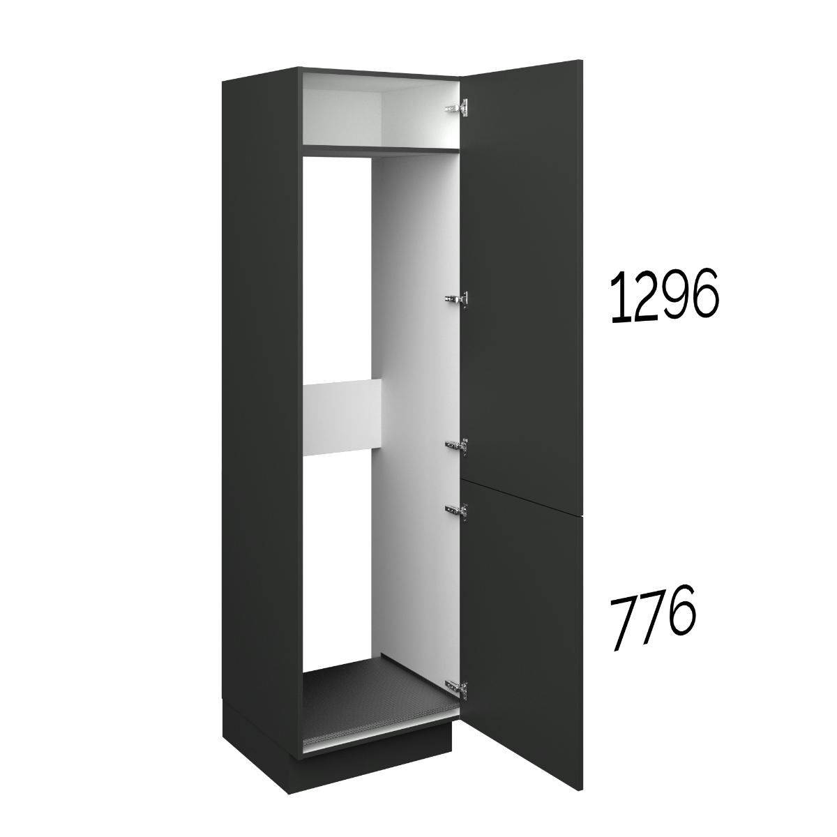 Apparatenkast 60 x 208 cm voor koelvriescombinatie 178 cm main product photo