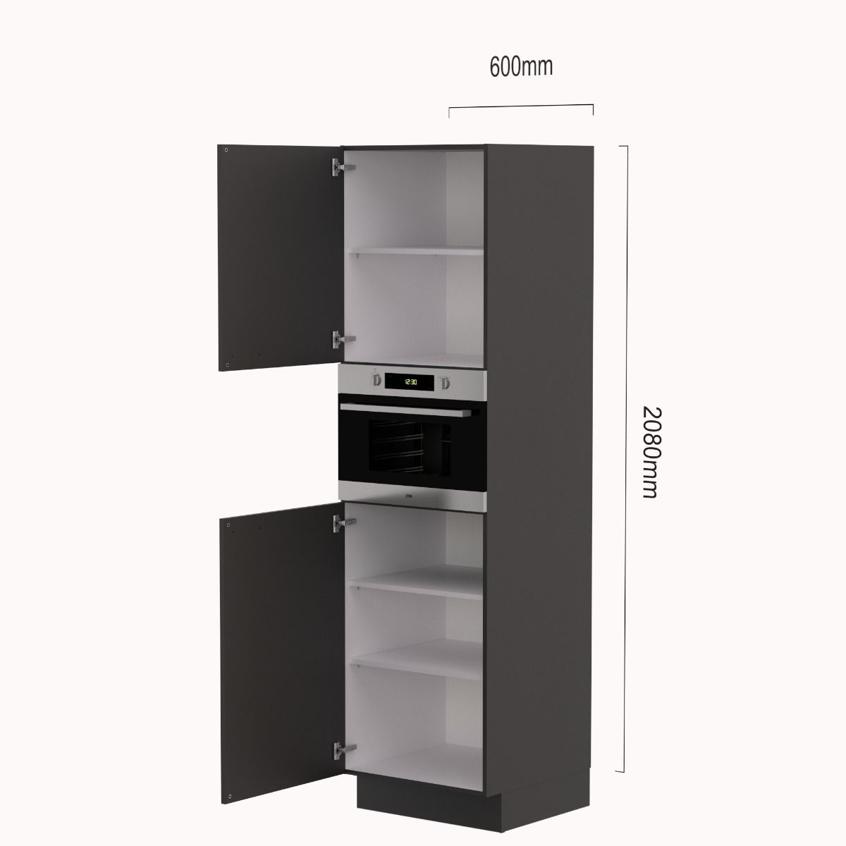 Hoge kast 208cm met combi main product photo