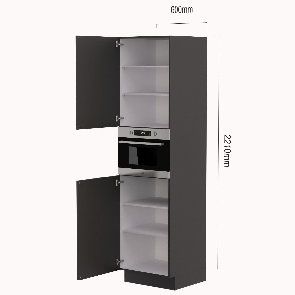 Hoge kast 221cm met combi main product photo