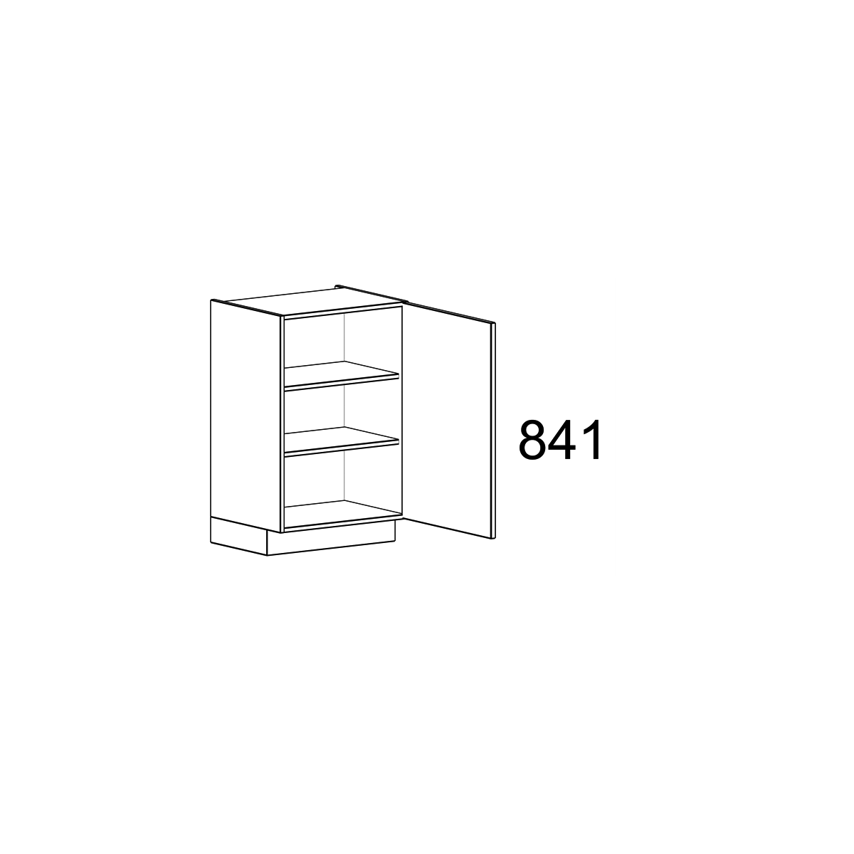 Onderkast met deur 845 x 466 main product photo