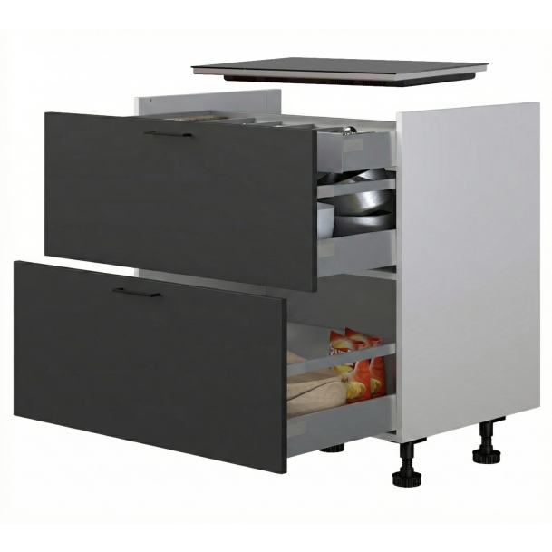 Voordeelset Etna KI1160ZT inductie kookplaat met kast 90 cm met interne lade