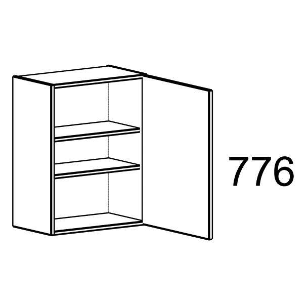 Bovenkast met deur 780 x 200 Bovenkast met deur 780 x 200