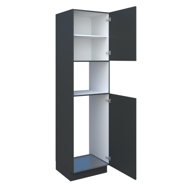 Hoge kast 221cm voor koelkast 102cm en combi