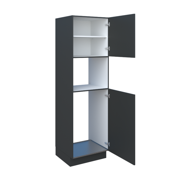 Hoge kast 195cm voor koelkast nis 88cm en combi