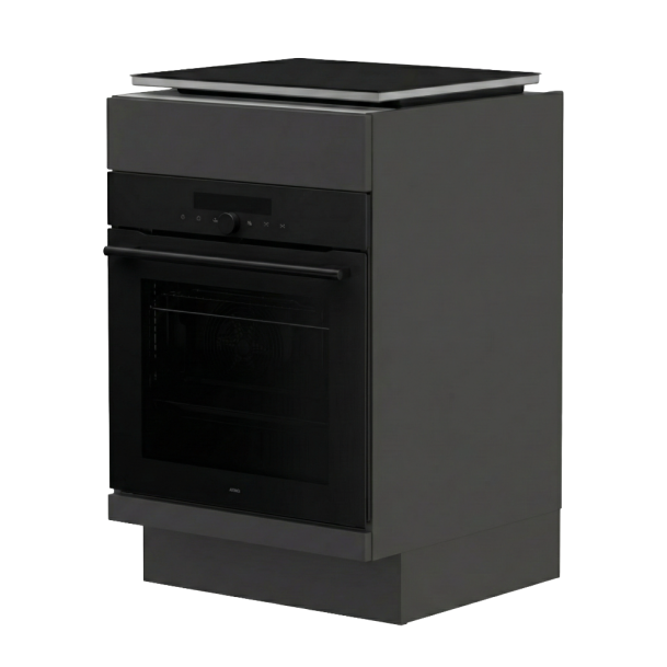 Voordeelset Atag 2-fasen inductie kookplaat en oven met kast 60 cm