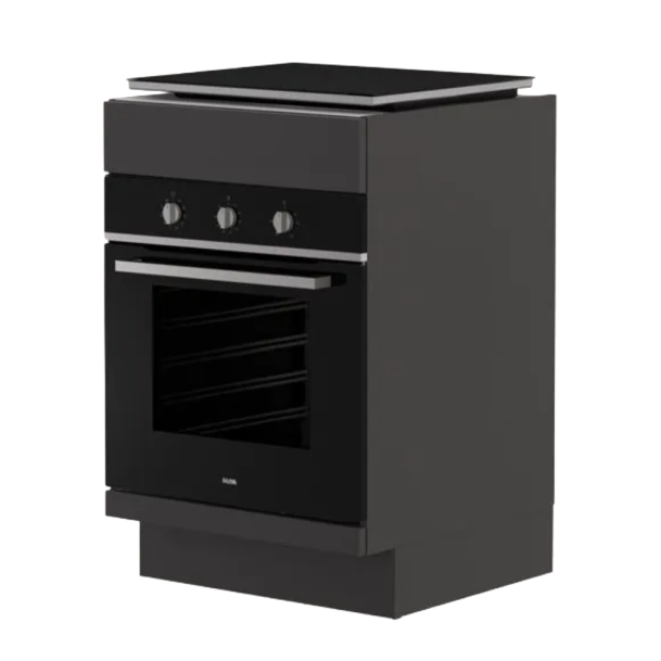 Voordeelset Etna 2-fasen inductie kookplaat en oven met kast 60 cm Voordeelset Etna 2-fasen inductie kookplaat en oven met kast 60 cm