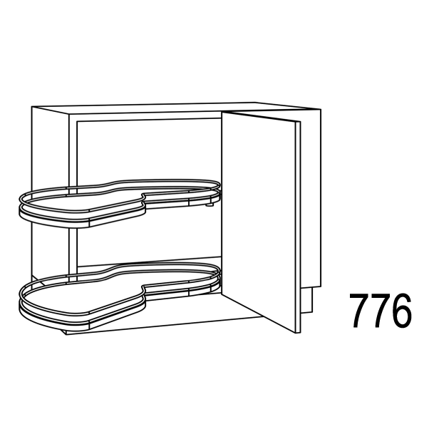 Hoekonderkast met Le Mans 780 x 566