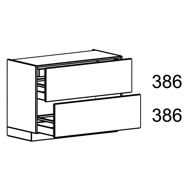 Korvenkast met binnenlade 780 x 500