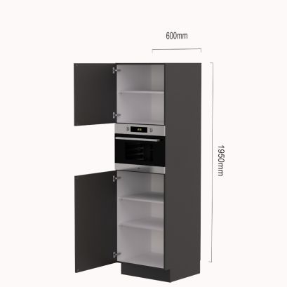 Hoge kast 195cm met combi